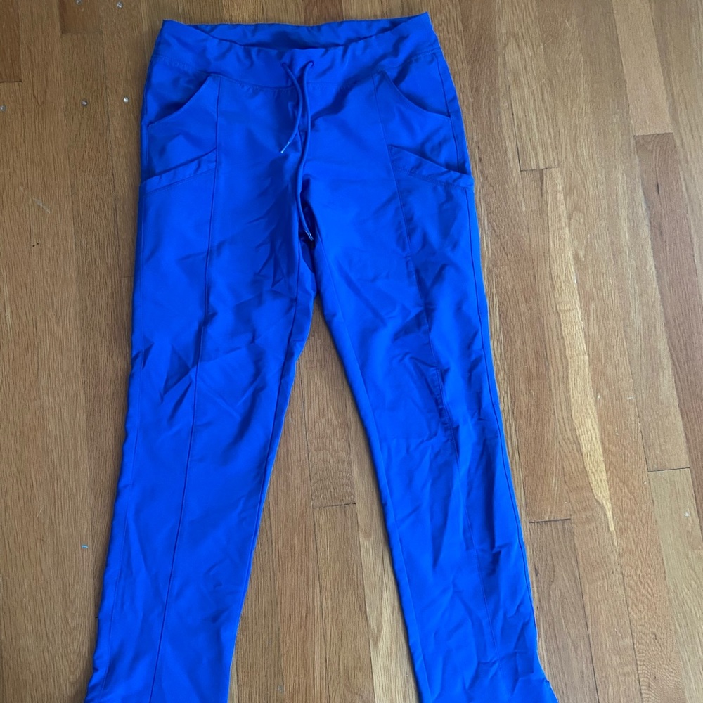 royal blue med couture 4ever flex scrub pants